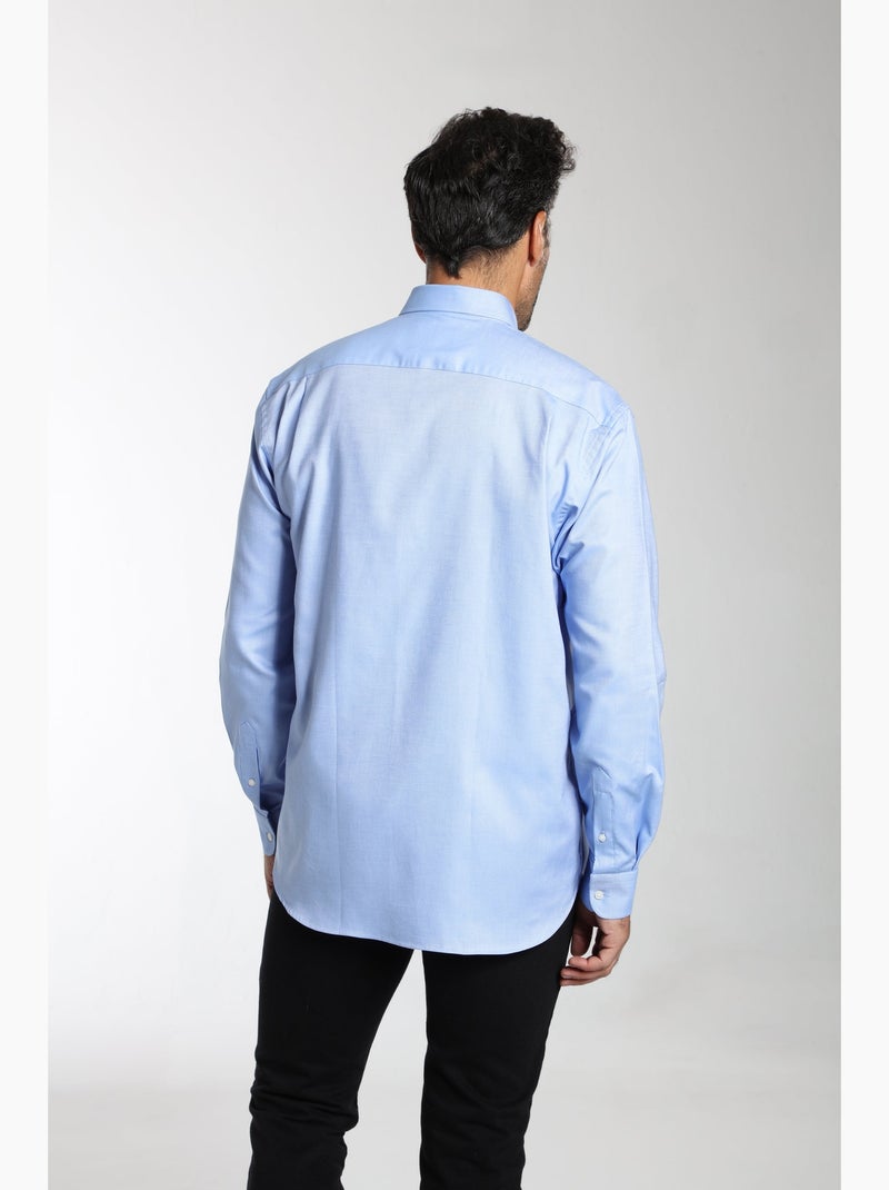 Gentleman Farmer - Chemise manches longues en coton CRYS Bleu - Kiabi