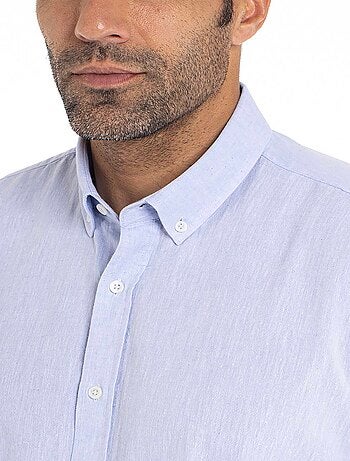 Gentleman Farmer - Chemise manches longues en lin CLIN