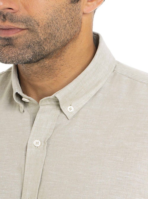 Gentleman Farmer - Chemise manches longues en lin CLIN - Kiabi