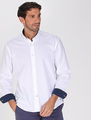 Gentleman Farmer - Chemise oxford manches longues en coton COLINS