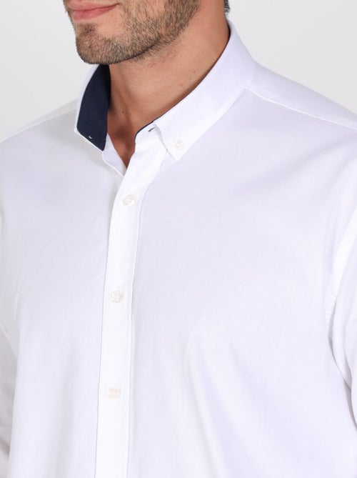 Gentleman Farmer - Chemise oxford manches longues en coton COLINS - Kiabi