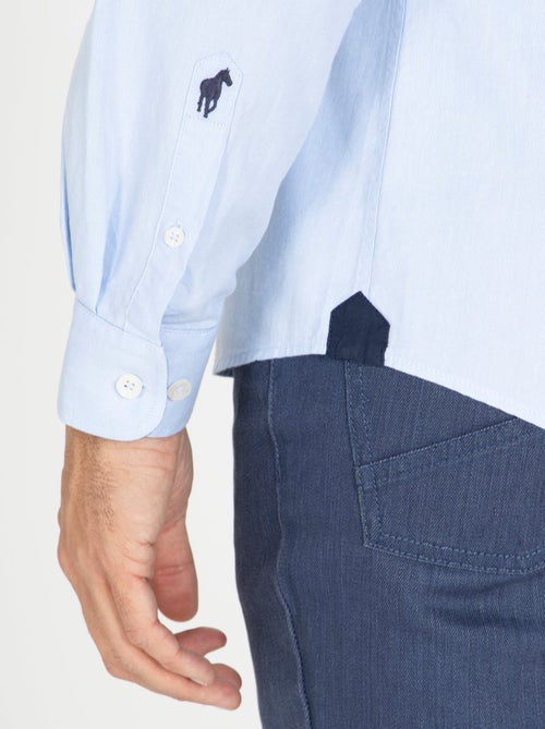 Gentleman Farmer - Chemise oxford manches longues en coton COLINS - Kiabi