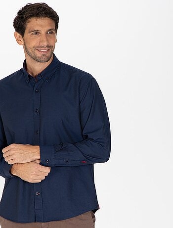 Gentleman Farmer - Chemise oxford manches longues en coton COLINS