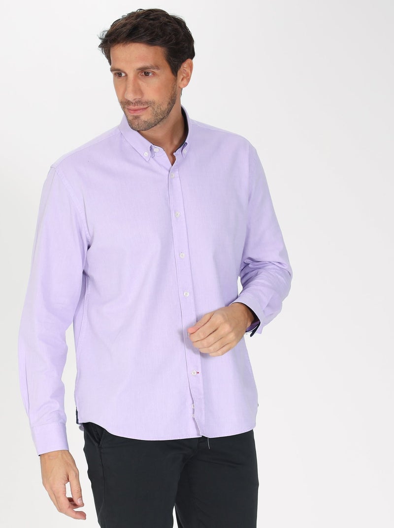 Gentleman Farmer - Chemise oxford manches longues en coton COLINS Parme - Kiabi