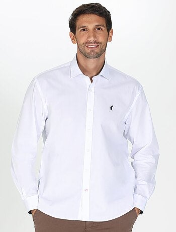 Gentleman Farmer - Chemise popeline manches longues en coton COCKER