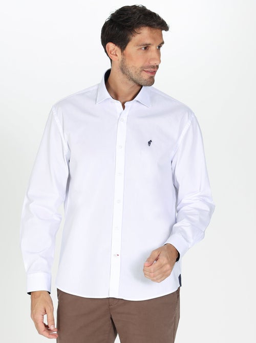 Gentleman Farmer - Chemise popeline manches longues en coton COCKER - Kiabi
