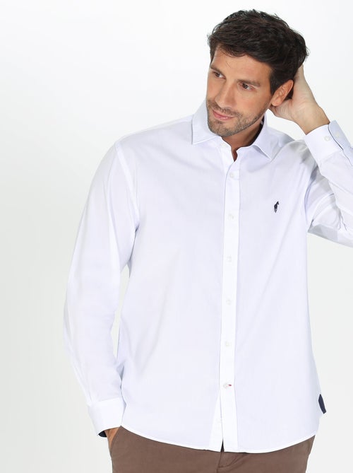 Gentleman Farmer - Chemise popeline manches longues en coton COCKER - Kiabi