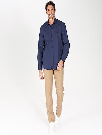 Gentleman Farmer - Chemise popeline manches longues en coton COCKER