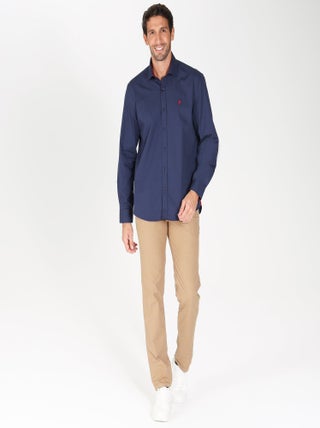 Gentleman Farmer - Chemise popeline manches longues en coton COCKER