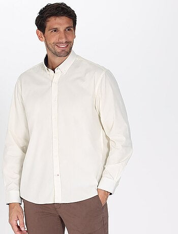 Gentleman Farmer - Chemise popeline manches longues en coton CROSBY