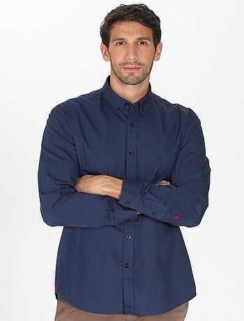 Gentleman Farmer - Chemise popeline manches longues en coton CROSBY