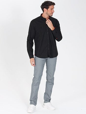 Gentleman Farmer - Chemise popeline manches longues en coton CROSBY