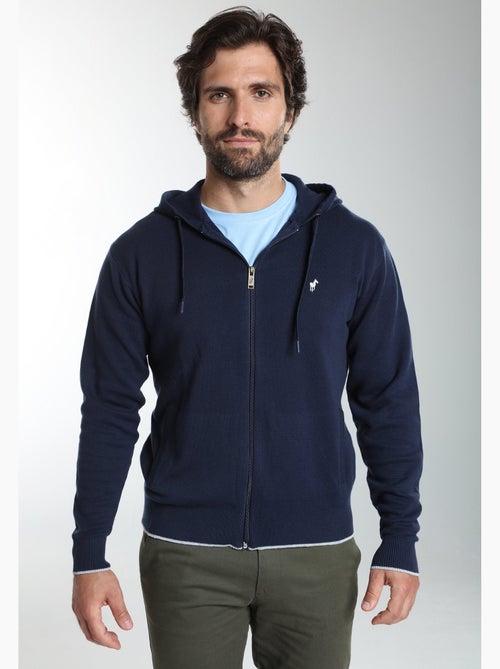 Gentleman farmer - gilet manches longues coton michel - Kiabi