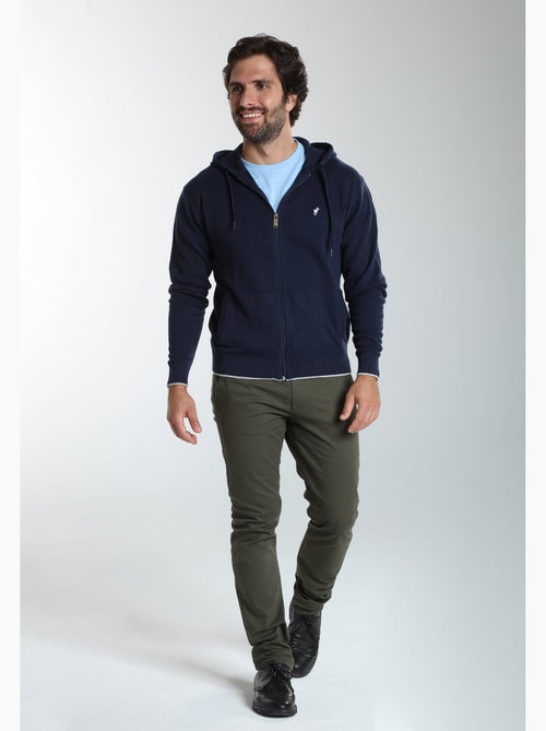 Gentleman farmer - gilet manches longues coton michel - Kiabi