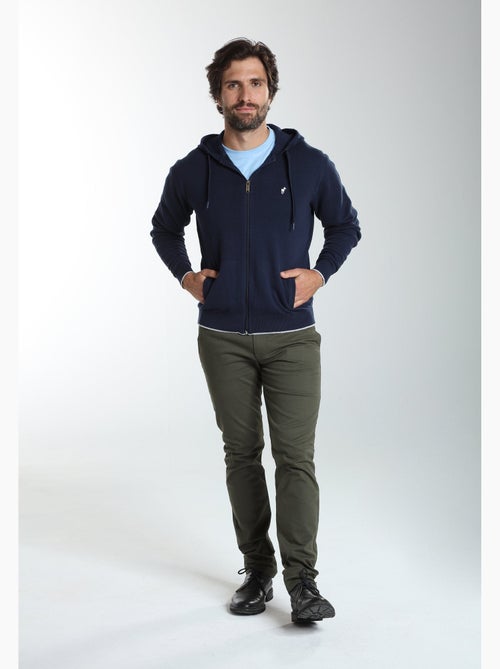 Gentleman farmer - gilet manches longues coton michel - Kiabi