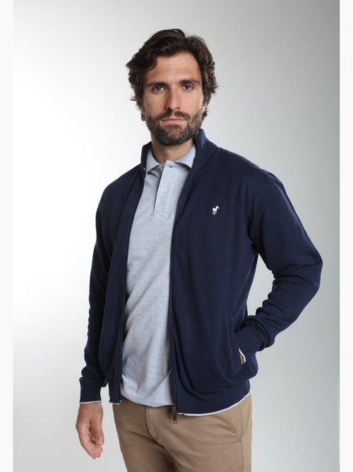 Gentleman farmer - gilet manches longues coton morgan - Kiabi Gentleman farmer - gilet manches longues coton morgan - Kiabi