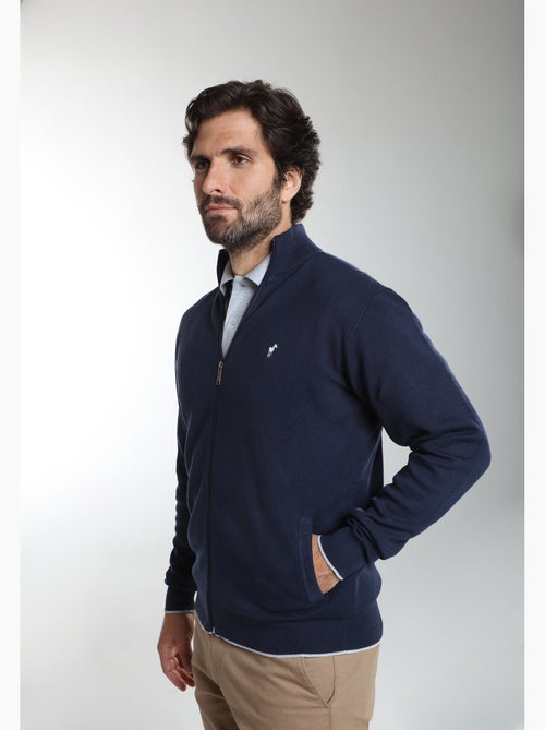 Gentleman farmer - gilet manches longues coton morgan - Kiabi Gentleman farmer - gilet manches longues coton morgan - Kiabi
