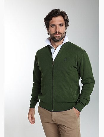 Gentleman farmer - gilet manches longues coton morgan