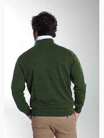 Gentleman farmer - gilet manches longues coton morgan