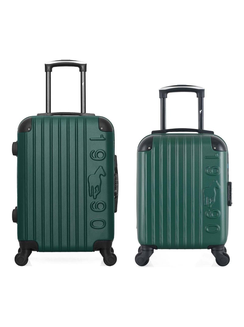 GENTLEMAN FARMER - LOT DE 2 - Valises cabine et cabine XXS PORTER Vert foncé - Kiabi