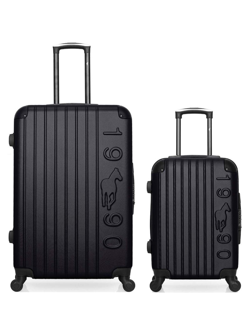 GENTLEMAN FARMER - LOT DE 2 - Valises grand format et cabine PORTER Noir - Kiabi