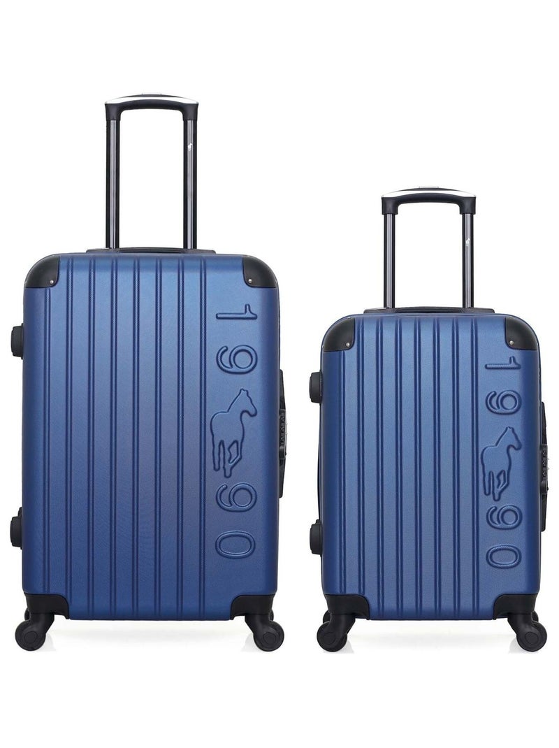 GENTLEMAN FARMER - LOT DE 2 - Valises weekend et cabine PORTER Bleu marine - Kiabi