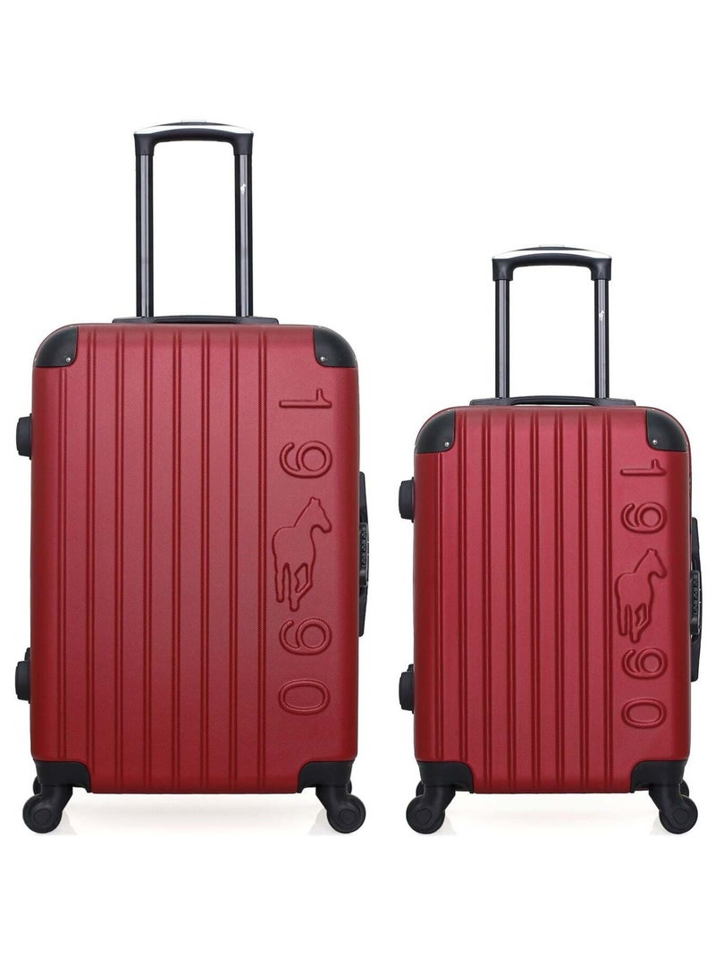 GENTLEMAN FARMER - LOT DE 2 - Valises weekend et cabine PORTER Bordeaux - Kiabi