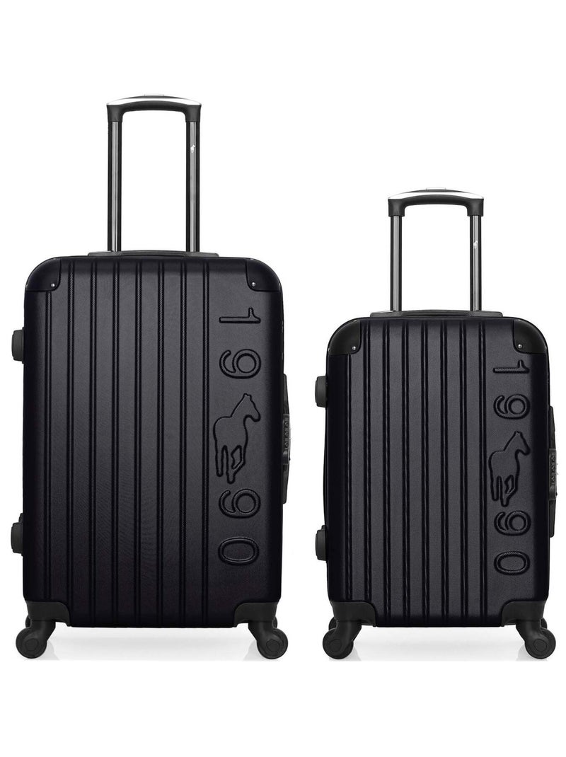 GENTLEMAN FARMER - LOT DE 2 - Valises weekend et cabine PORTER Noir - Kiabi