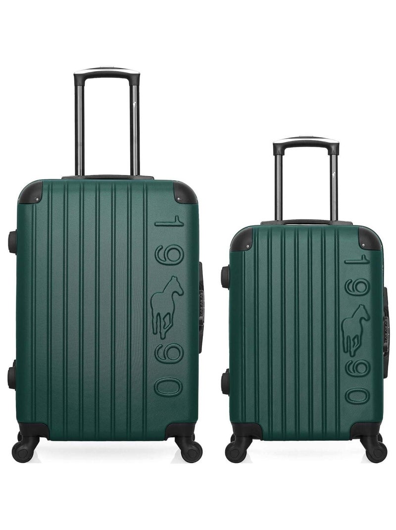 GENTLEMAN FARMER - LOT DE 2 - Valises weekend et cabine PORTER Vert foncé - Kiabi