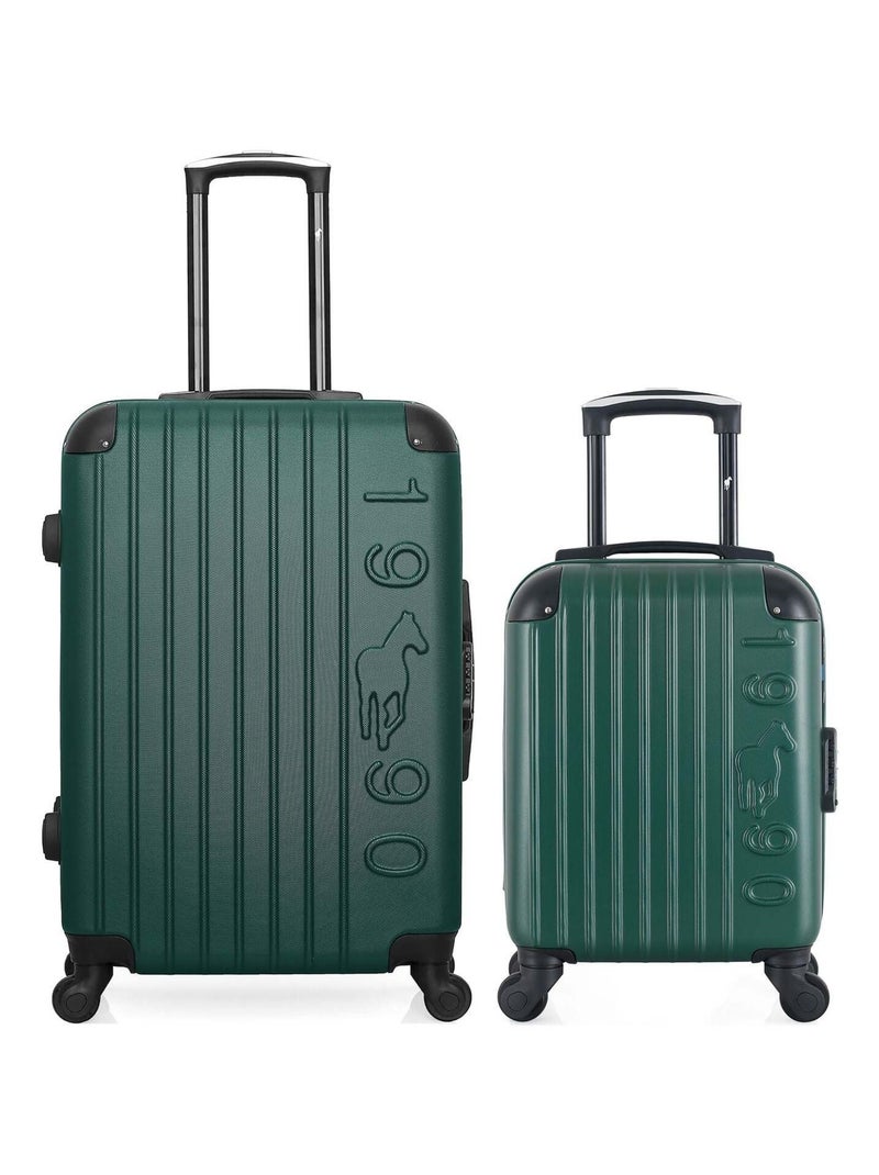 GENTLEMAN FARMER - LOT DE 2 - Valises weekend et cabine XXS PORTER Vert foncé - Kiabi