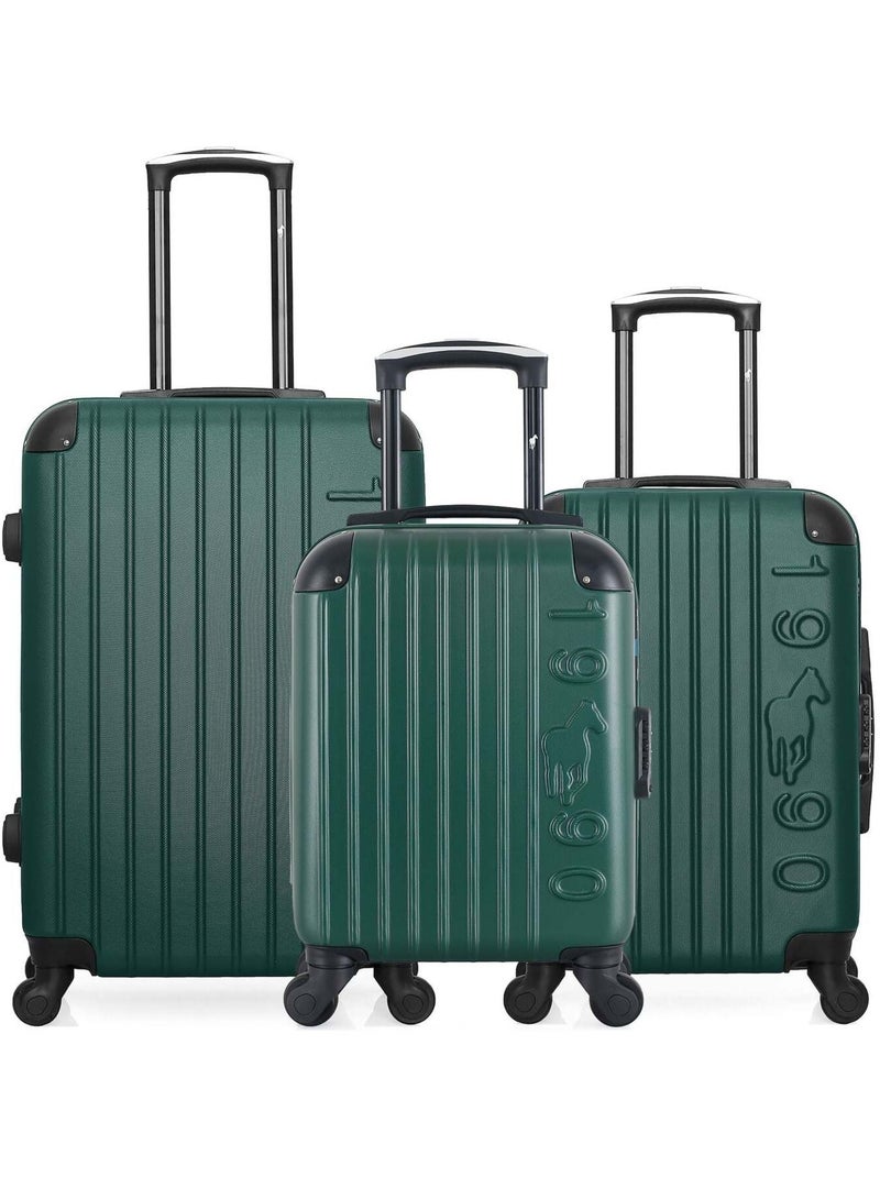 GENTLEMAN FARMER - LOT DE 3 - Valises weekend, cabine et cabine XXS PORTER Vert foncé - Kiabi