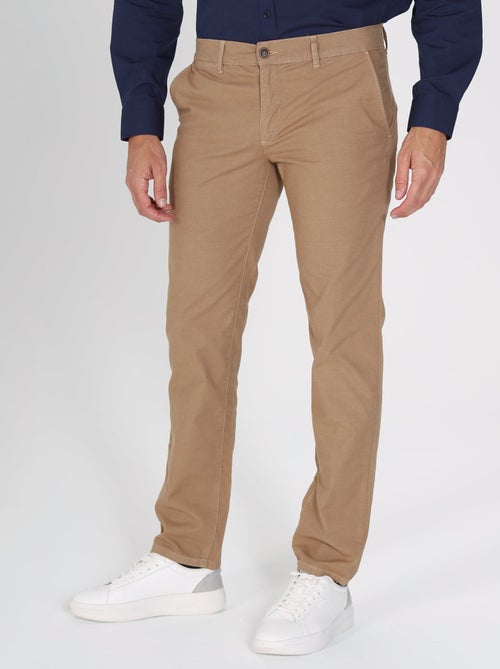 Gentleman Farmer - Pantalon chino coupe regular en coton POWEL - Kiabi