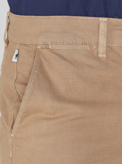 Gentleman Farmer - Pantalon chino coupe regular en coton POWEL - Kiabi
