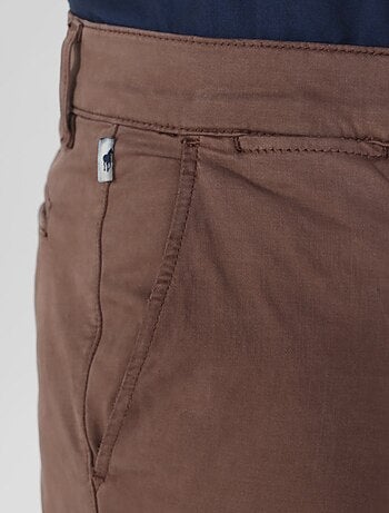 Gentleman Farmer - Pantalon chino coupe regular en coton POWEL