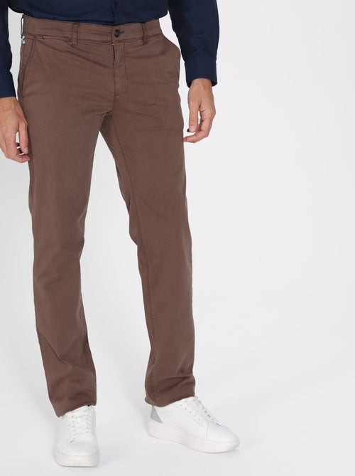 Gentleman Farmer - Pantalon chino coupe regular en coton POWEL - Kiabi