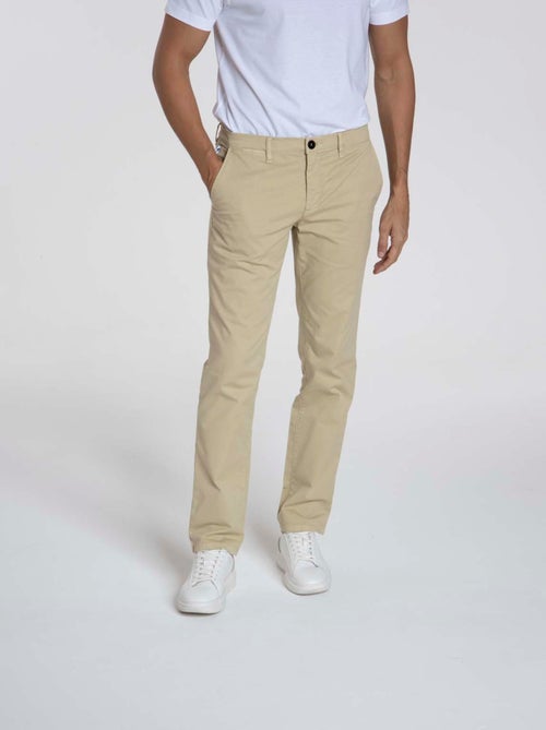 Gentleman Farmer - Pantalon coupe regular en coton organique PENNYLANE - Kiabi