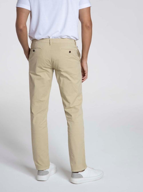 Gentleman Farmer - Pantalon coupe regular en coton organique PENNYLANE - Kiabi