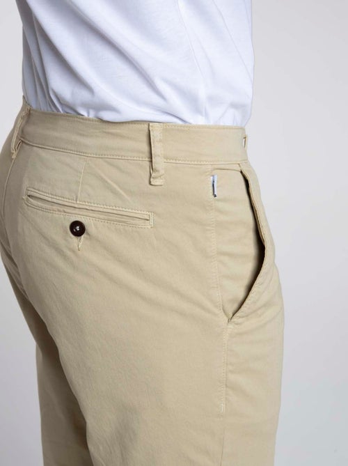 Gentleman Farmer - Pantalon coupe regular en coton organique PENNYLANE - Kiabi