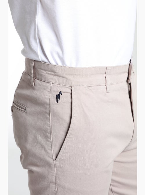 Gentleman Farmer - Pantalon coupe regular en coton PORTO - Kiabi