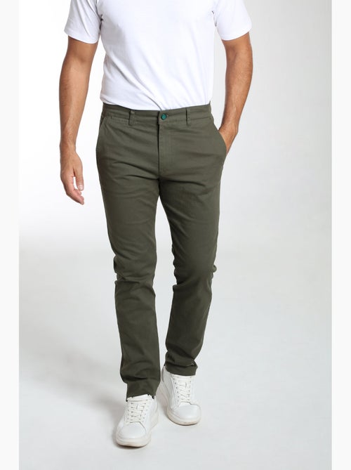 Gentleman Farmer - Pantalon coupe regular en coton PORTO - Kiabi