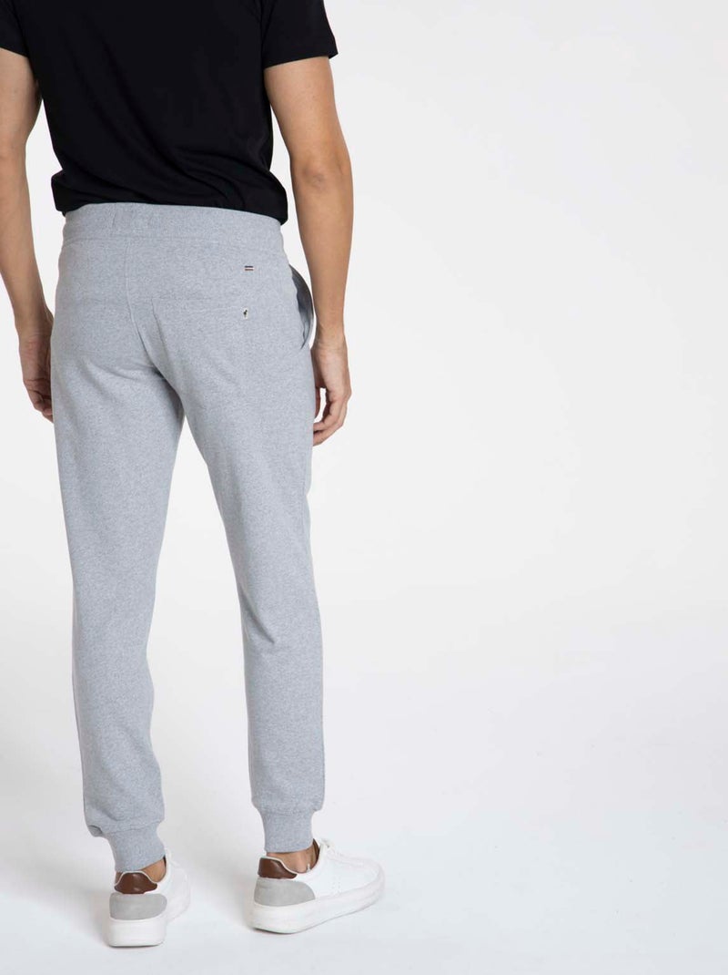 Gentleman Farmer - Pantalon coupe regular en coton SAUMUR Gris chiné - Kiabi
