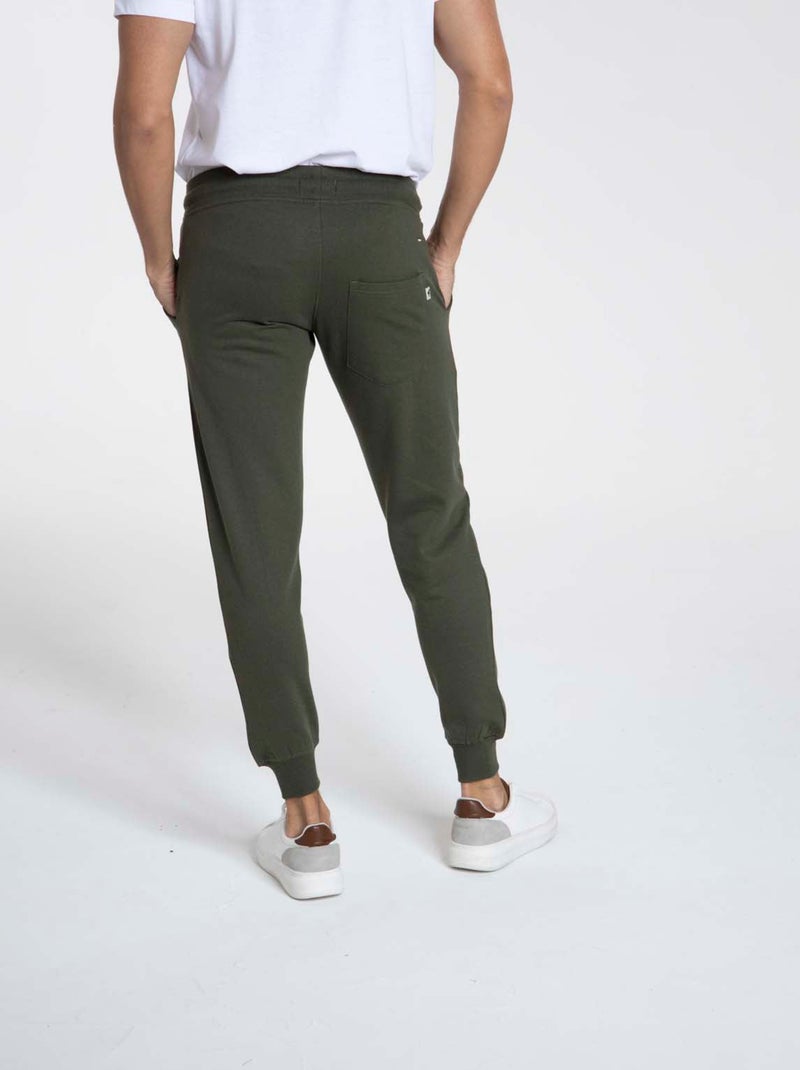 Gentleman Farmer Pantalon coupe regular en coton SAUMUR Kaki