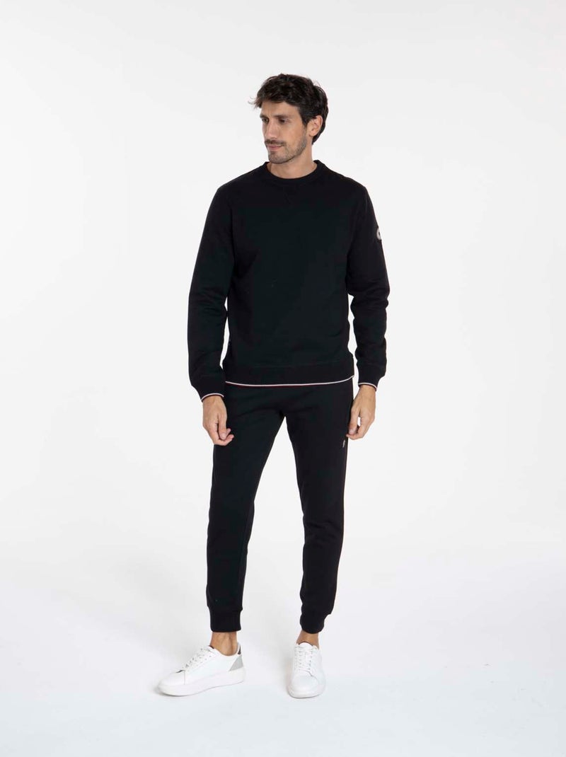 Gentleman Farmer - Pantalon coupe regular en coton SAUMUR Noir - Kiabi
