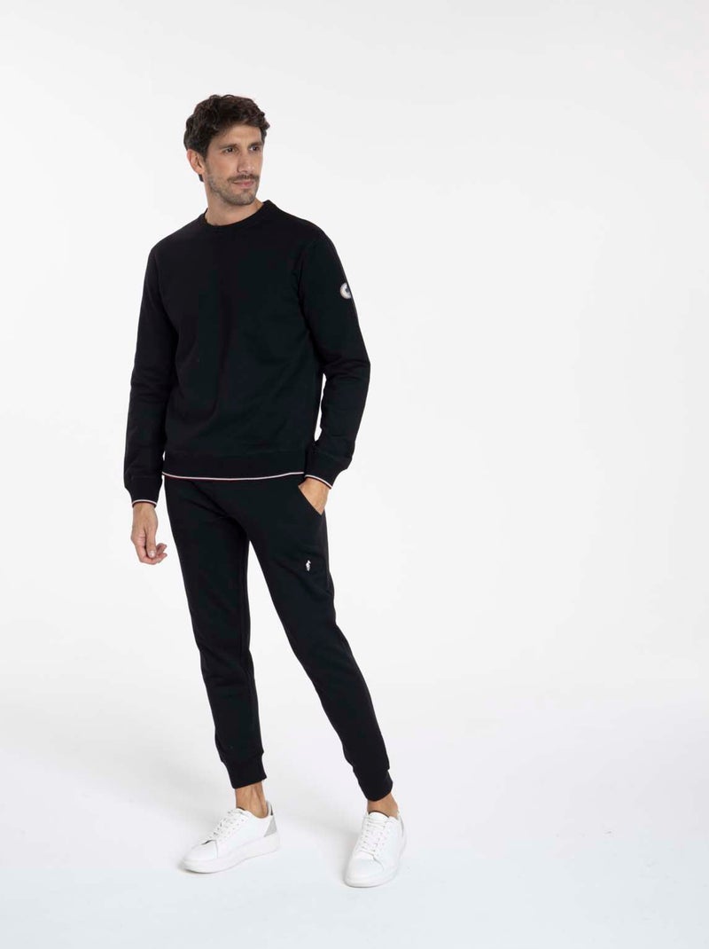 Gentleman Farmer - Pantalon coupe regular en coton SAUMUR Noir - Kiabi