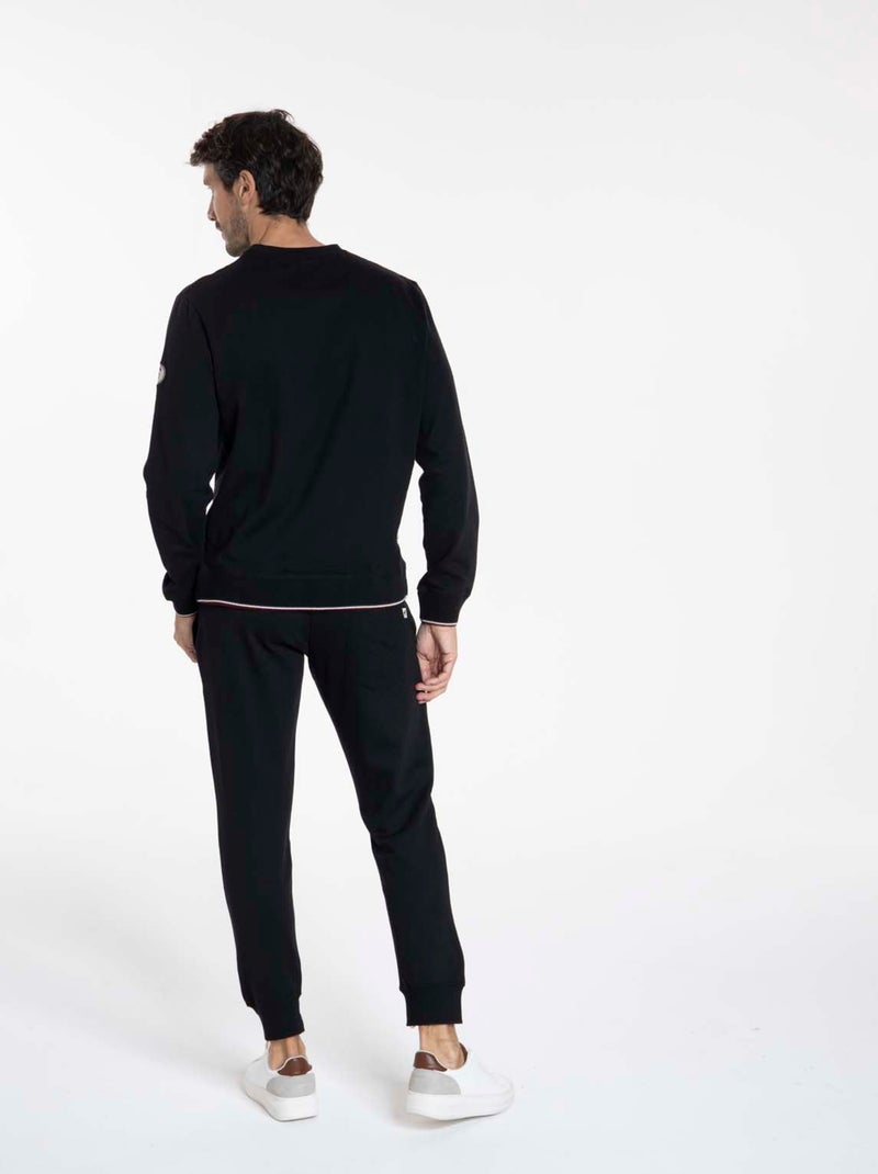 Gentleman Farmer - Pantalon coupe regular en coton SAUMUR Noir - Kiabi