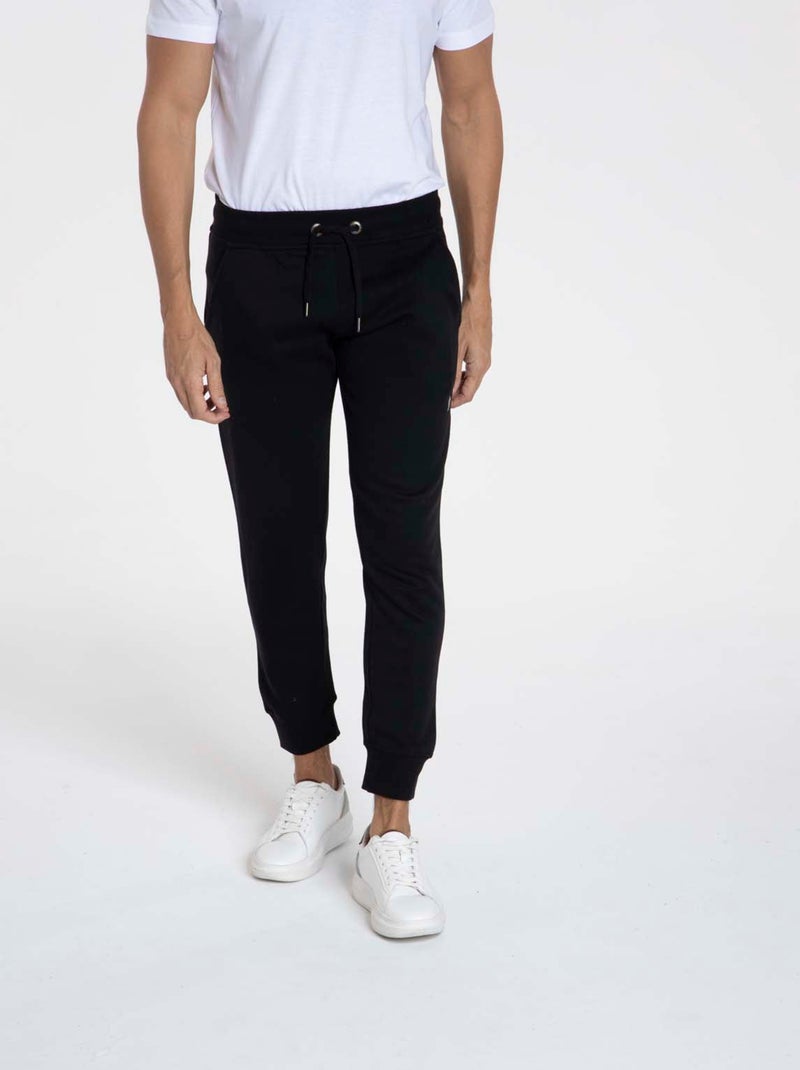 Gentleman Farmer - Pantalon coupe regular en coton SAUMUR Noir - Kiabi