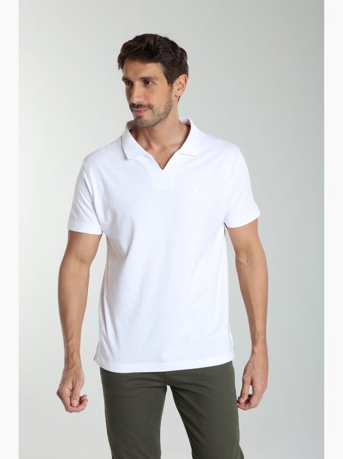 Gentleman Farmer - Polo manches courtes en coton PAT - Kiabi