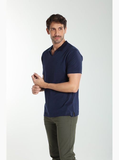 Gentleman Farmer - Polo manches courtes en coton PAT - Kiabi