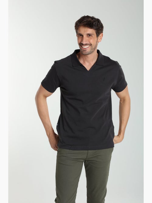 Gentleman Farmer - Polo manches courtes en coton PAT - Kiabi