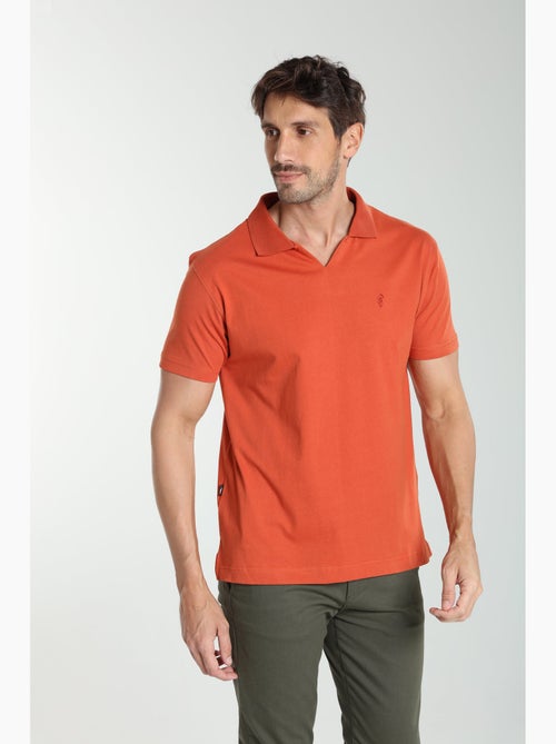 Gentleman Farmer - Polo manches courtes en coton PAT - Kiabi